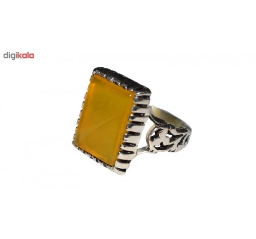 انگشتر نقره عقیق شرف شمس گالری مگنت